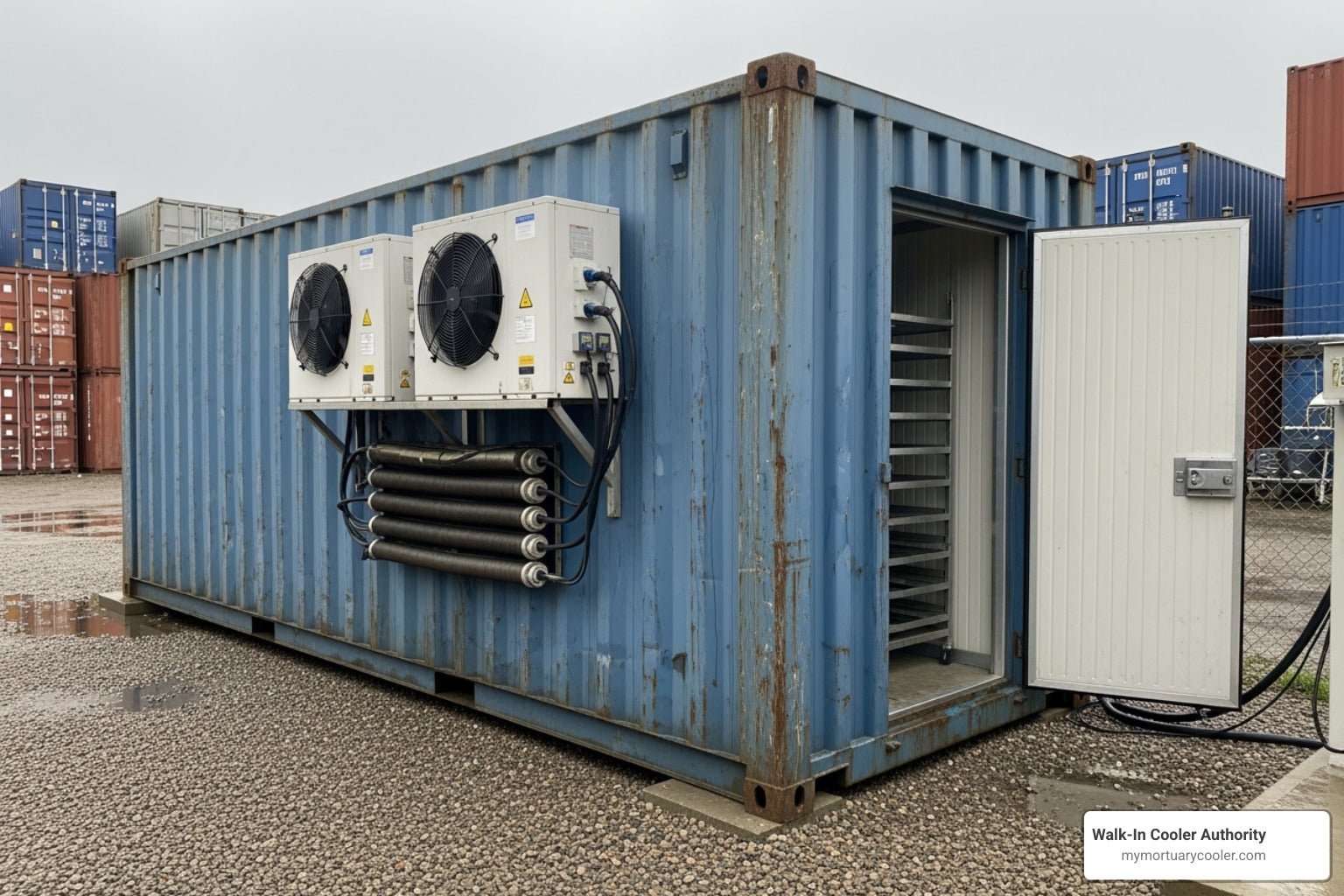 Everything You Need to Know About Shipping Container Coolers - American Mortuary Coolers & Equipments Everything You Need to Know About Shipping Container Coolers - American Mortuary Coolers & Equipments
